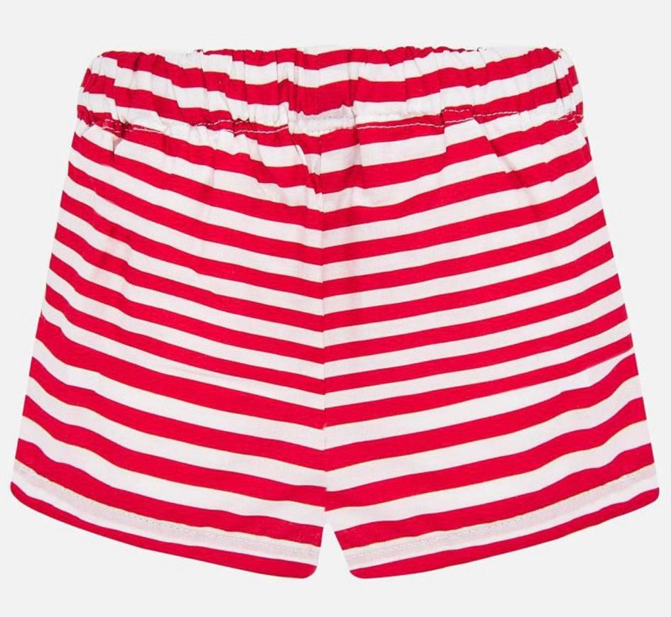 Pantaloncino a righe neonata Mayoral