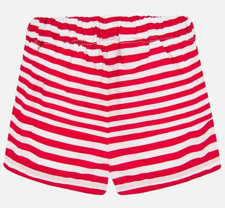 Pantaloncino a righe neonata Mayoral
