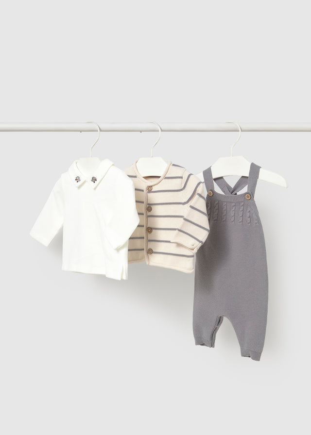 Completo tre prezzi in tricot neonato Mayoral