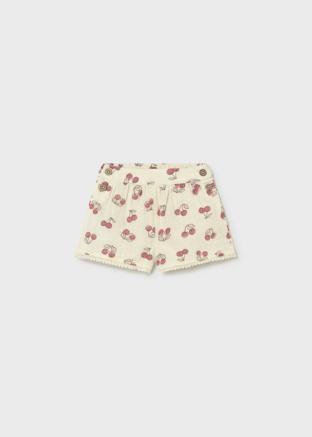 Pantalone corto cherry baby girl Mayoral