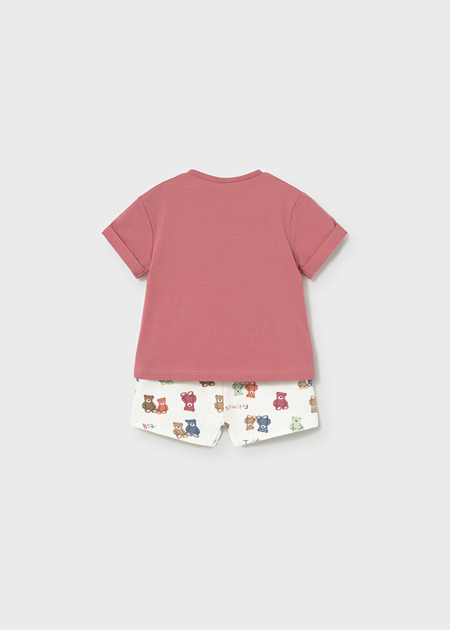 Completo 2 pezzi con pantaloncino neonato Mayoral