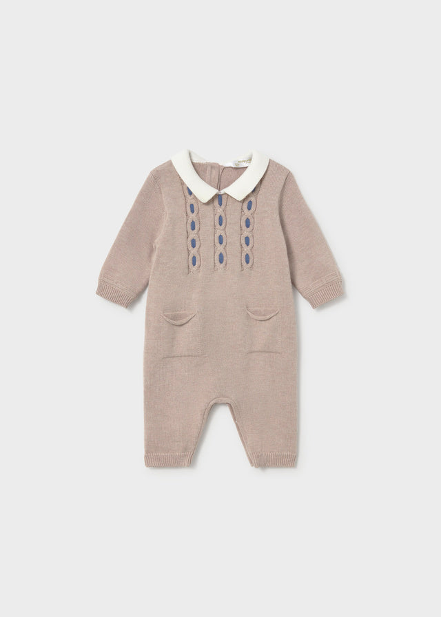 Tutina intera in tricot neonato Mayoral