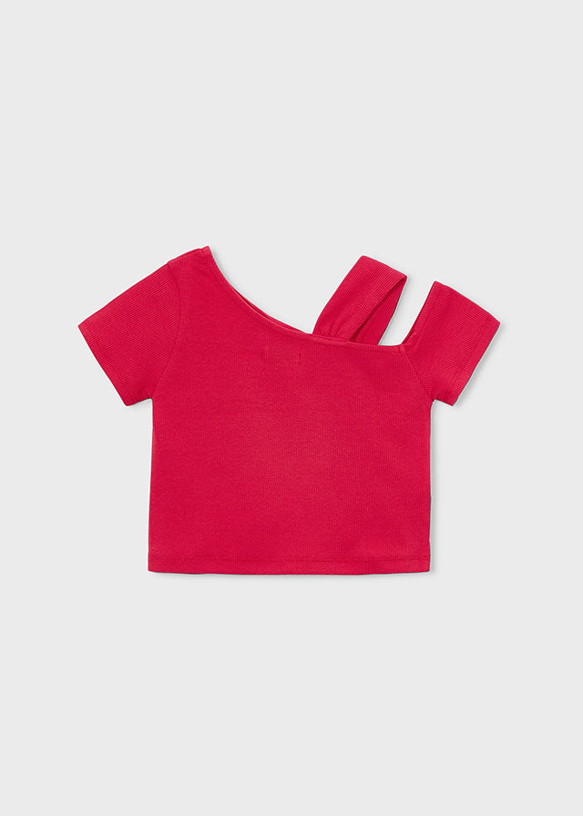 T-shirt asimmetrica bambina Mayoral