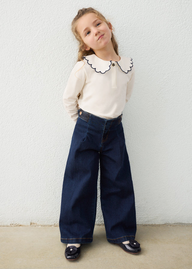 Pantalone denim bambina Mayoral