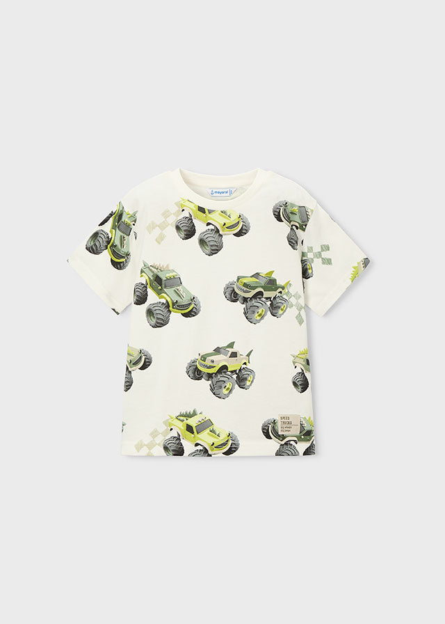T-shirt con stampa car bambino Mayoral