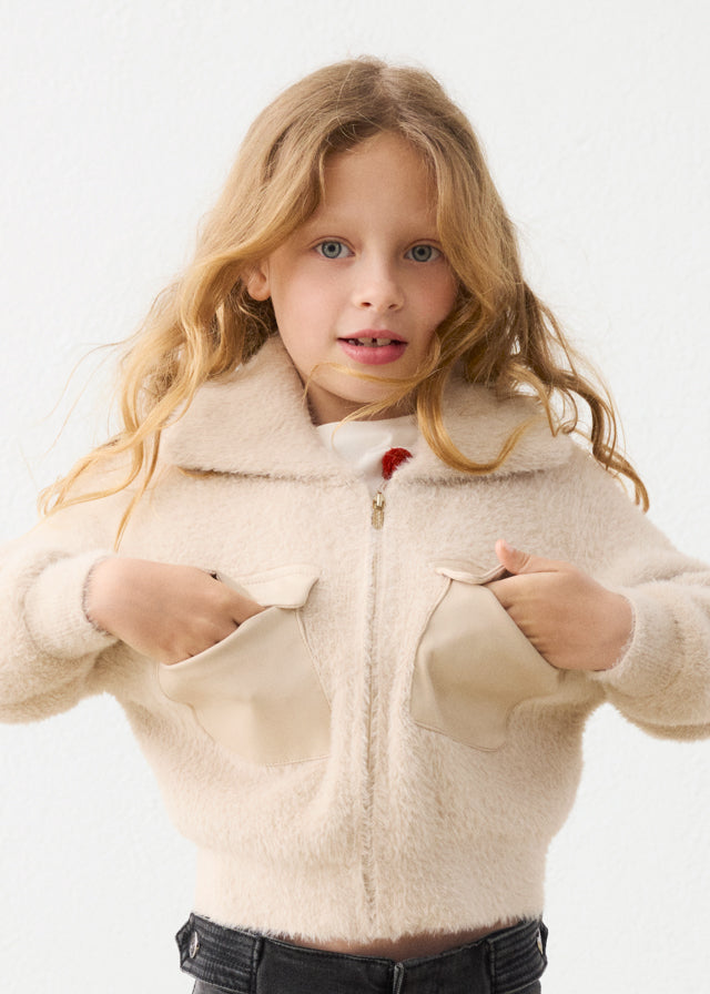 Giacca con pelliccia bambina Mayoral