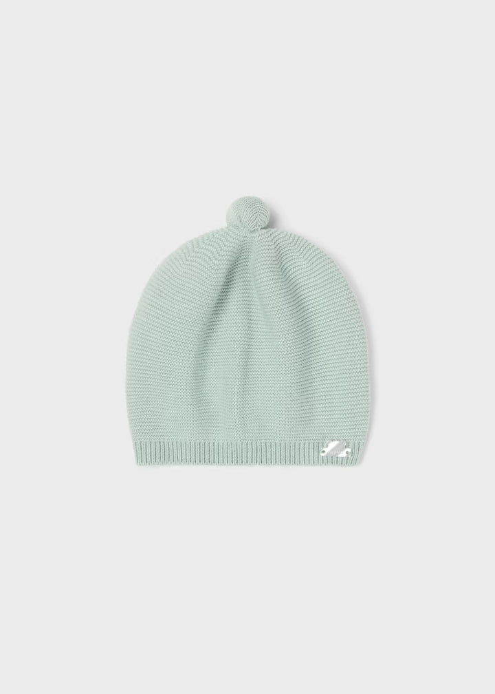 Sustainable cotton tricot hat for newborns
