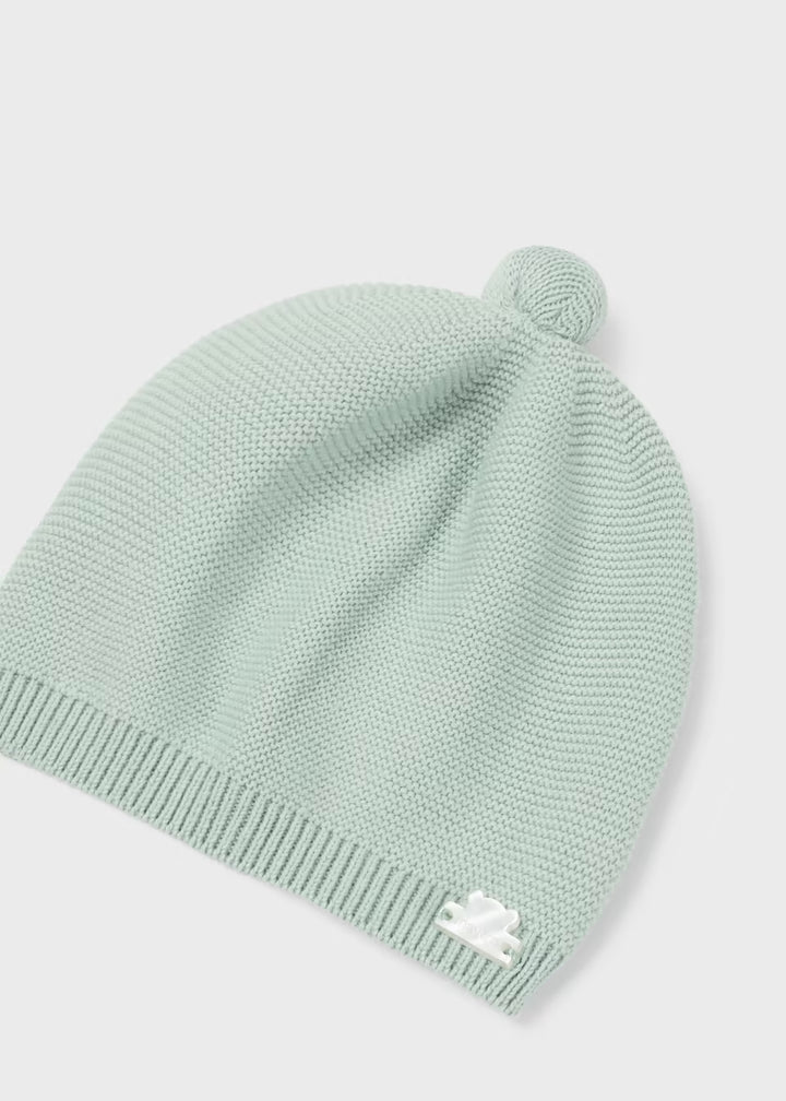 Sustainable cotton tricot hat for newborns