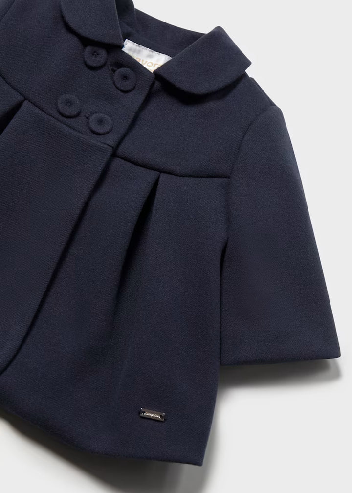 Cappotto con balze e bottoni neonata Mayoral
