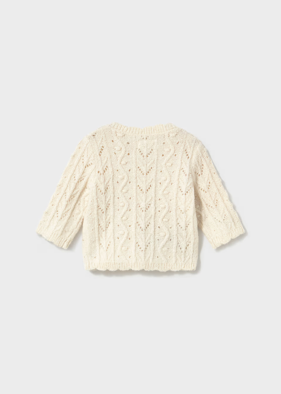 Cardigan in tricot traforato neonata  Mayoral