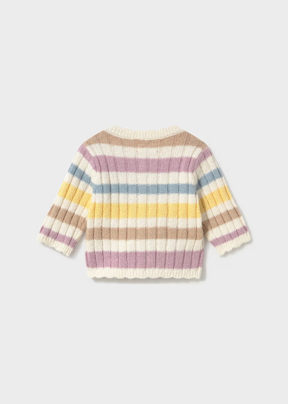 Cardigan a righe neonata Mayoral