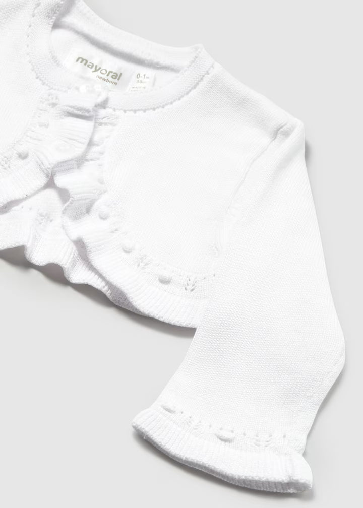 Cardigan corto neonata Mayoral