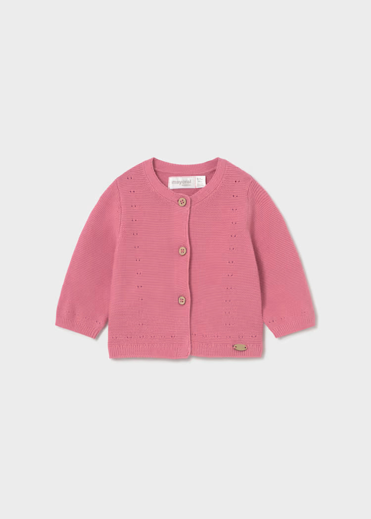 Cardigan in filo neonata mayoral