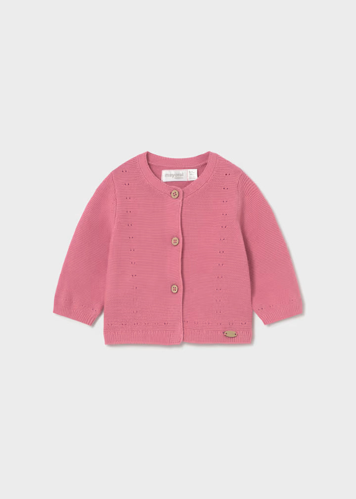 Cardigan in filo neonata mayoral