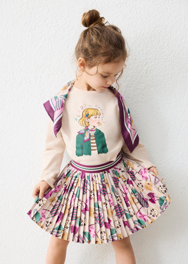 Gonna plissettata bambina Mayoral
