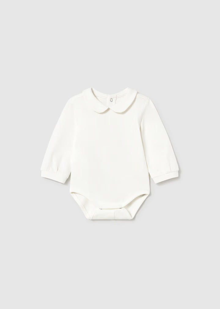 Completo tre pezzi con gonna in tricot e tulle neonata Mayoral
