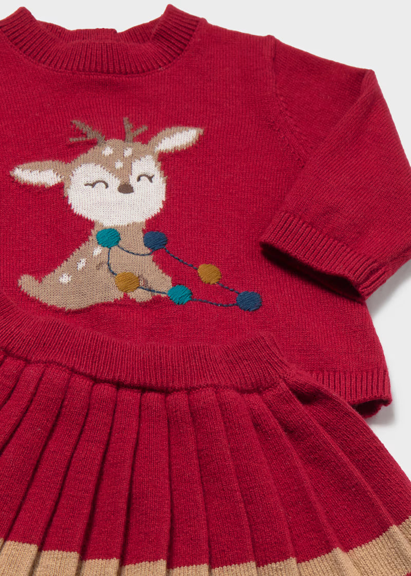 Completo maglione e gonna tricot neonata Mayoral