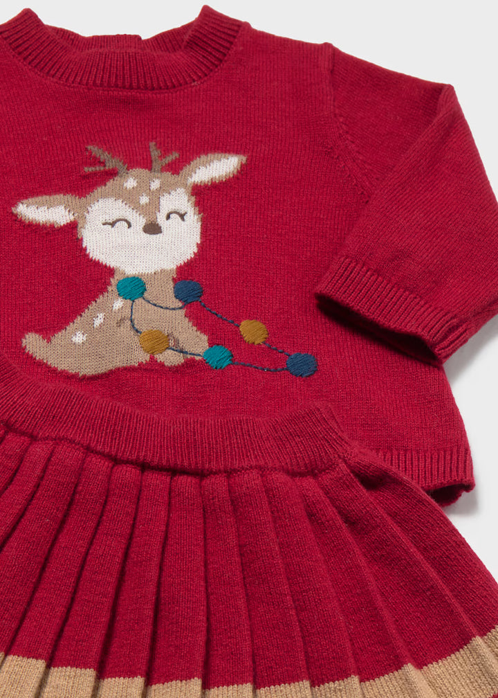 Completo maglione e gonna tricot neonata Mayoral