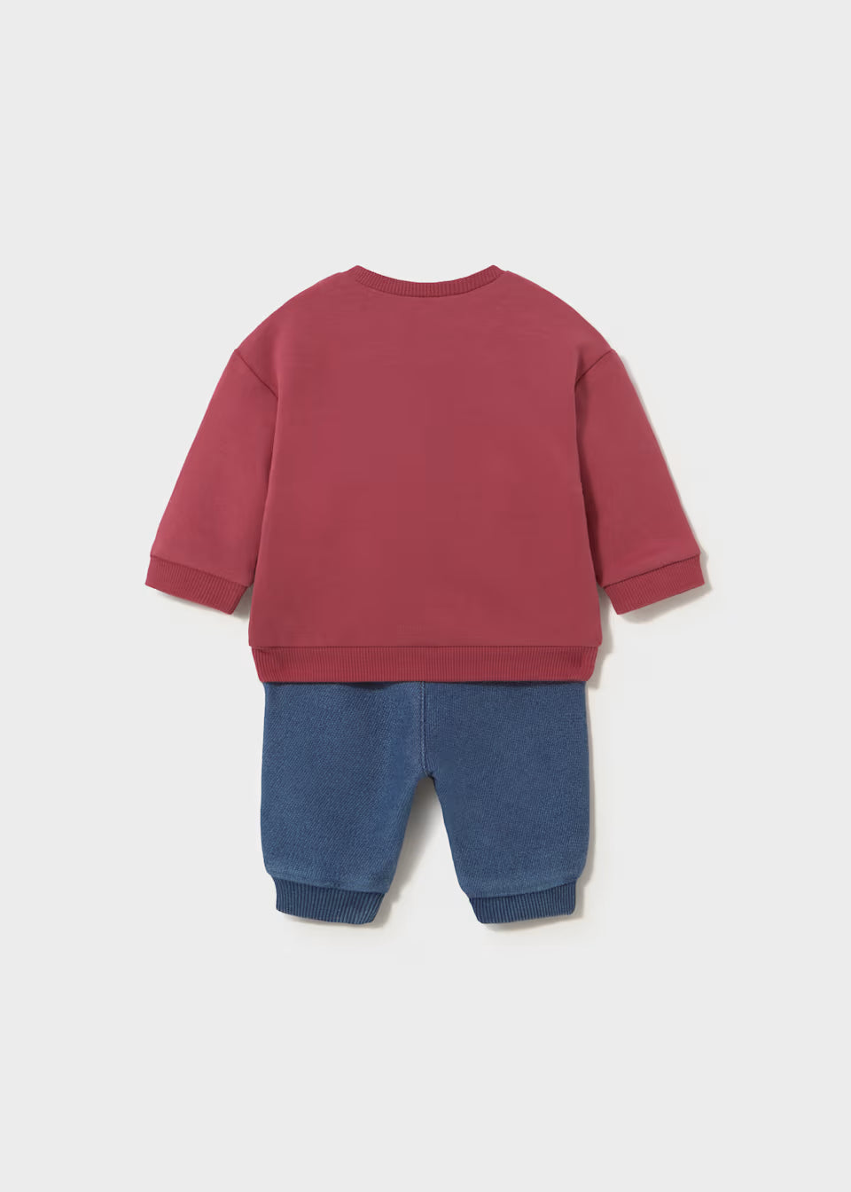Completo due pezzi con pantalone morbido e felpa neonato mayoral