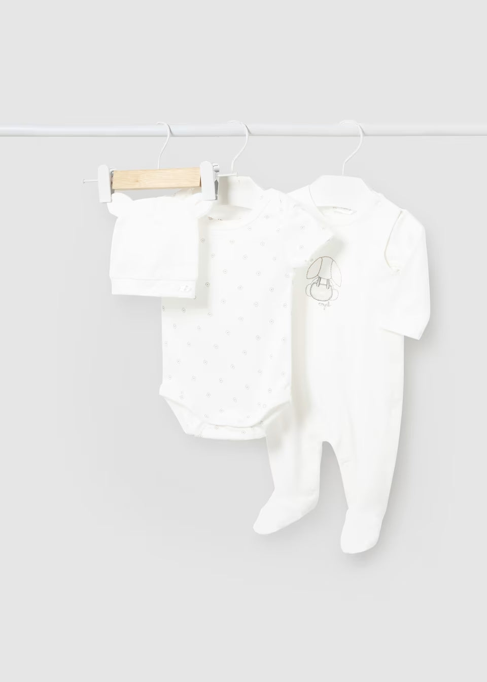 3-piece cotton baby romper set