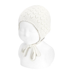 Cuffietta in filo ricamata Condor