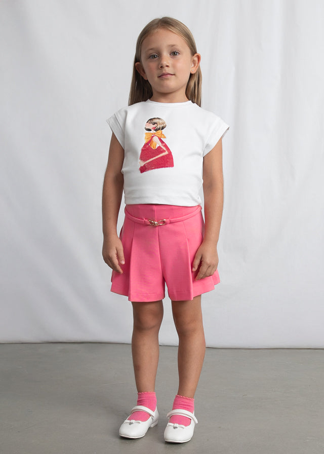 Pantaloncino corto punto roma bambina Mayoral