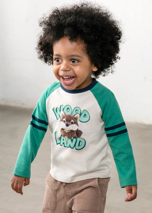 Maglietta stampa peluche baby boy Mayoral