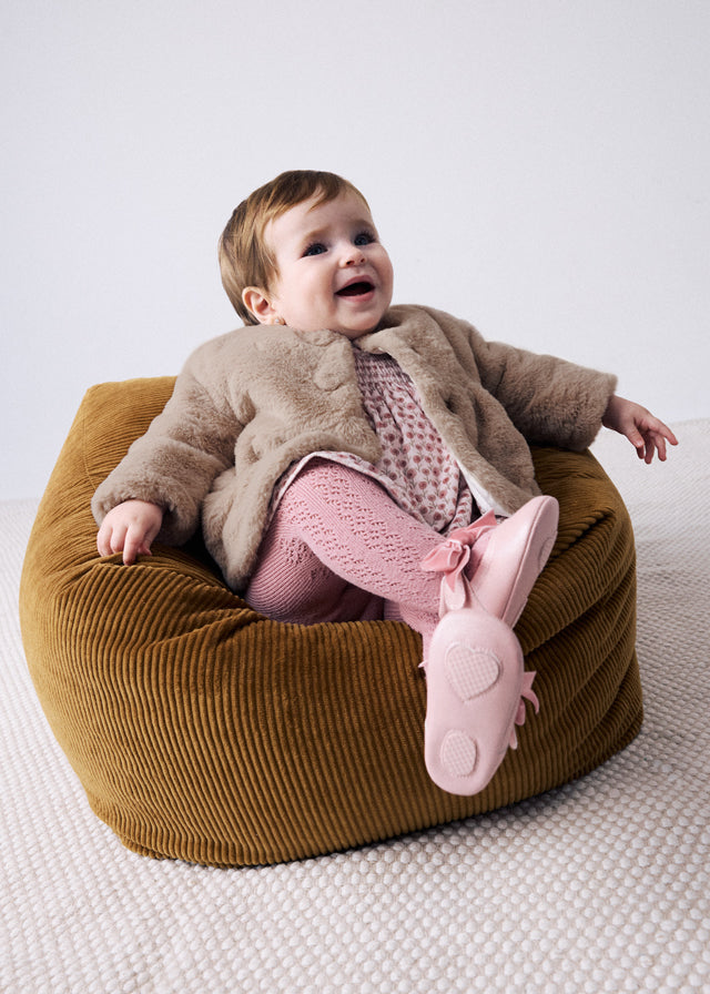 Cappotto in pelliccia neonata Mayoral