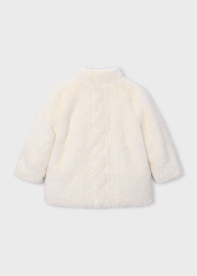 Cappotto in pelo per bambina Mayoral