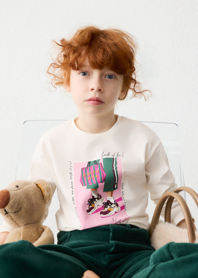 Maglietta manica lunga bambina Mayoral