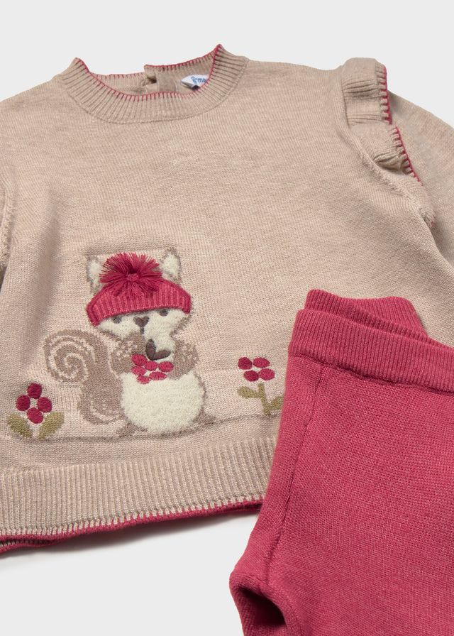 Completo pantalone e maglia baby girl Mayoral