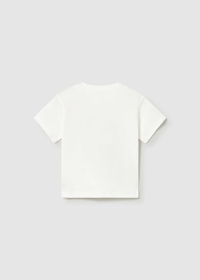 T-shirt con stampa macchina baby boy Mayoral