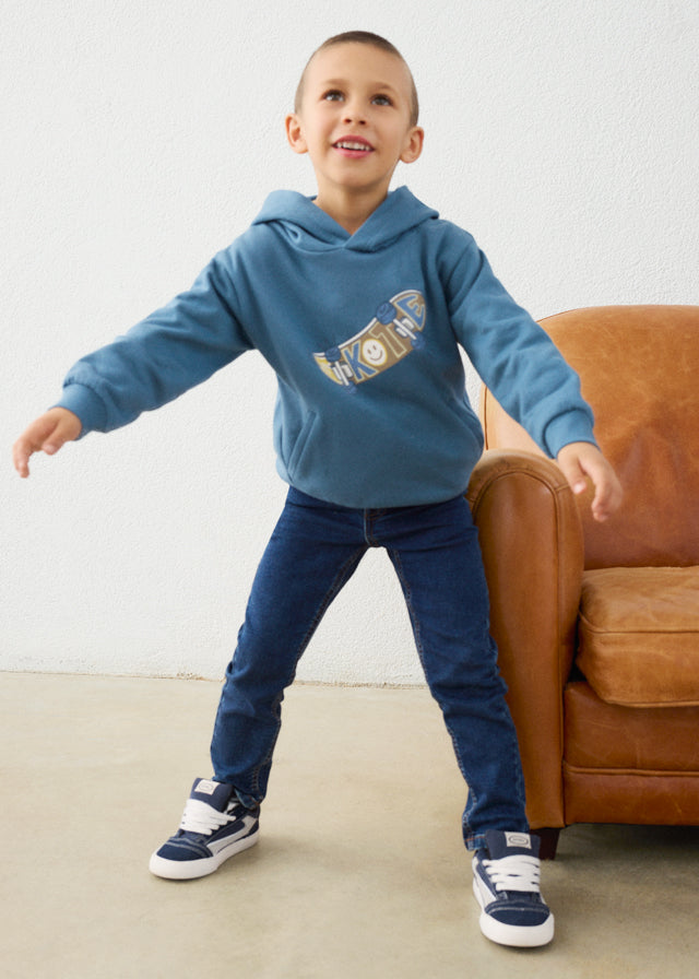 Felpa con cappuccio stampata per bambino Mayoral