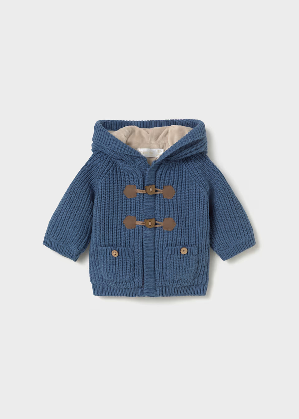 Giaccone in tricot con alamari neonato Mayoral