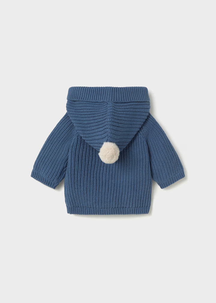 Giaccone in tricot con alamari neonato Mayoral