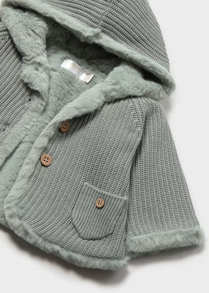 Cardigan pompon neonata Mayoral