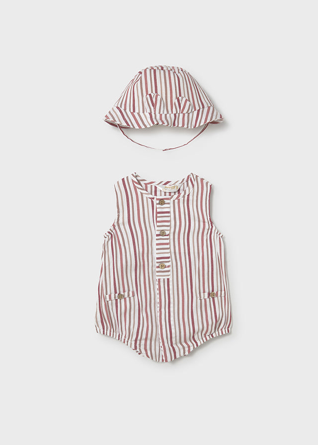 Pagliaccetto e cappello neonato Mayoral