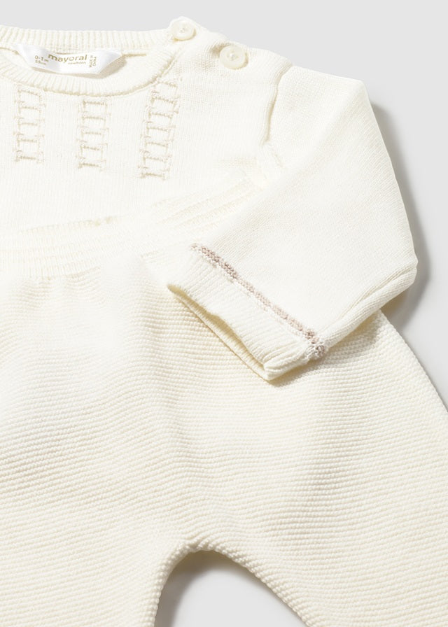 Completo tricot 2 pezzi neonato Mayoral