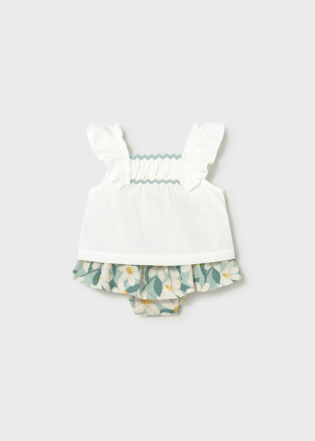 Completo con culotte baby girl Mayoral
