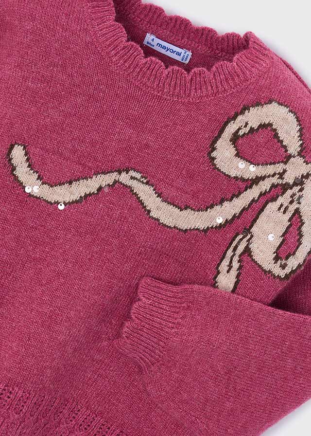 Maglione con fiocco bambina Mayoral