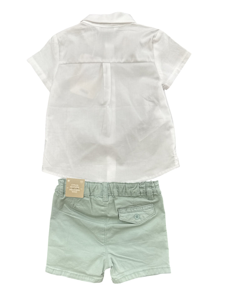 Completo camicia e pantaloncino neonato Mayoral