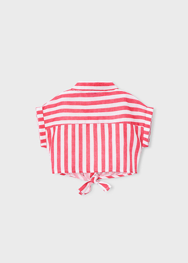 Blusa a righe con canotta bambina Mayoral