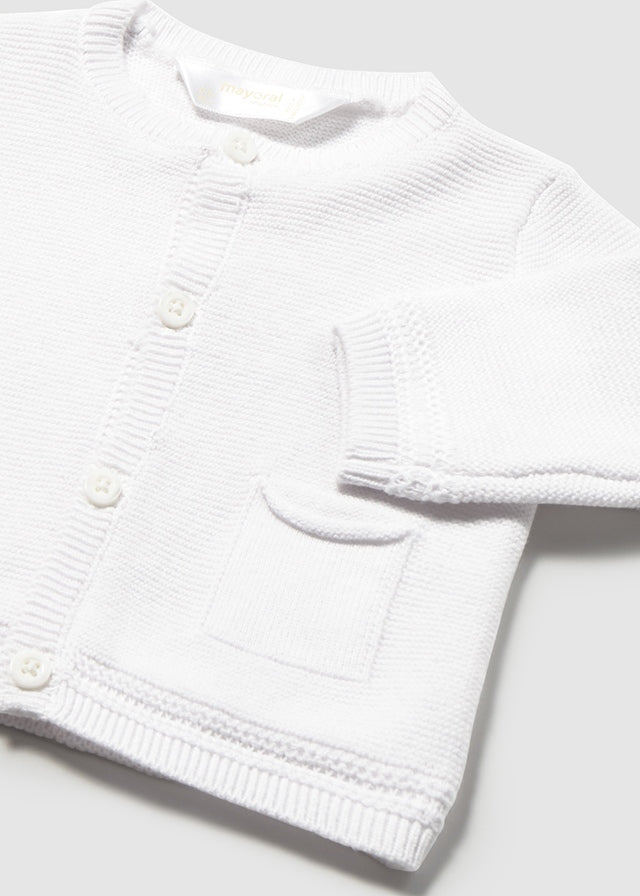 Cardigan in filo neonato Mayoral