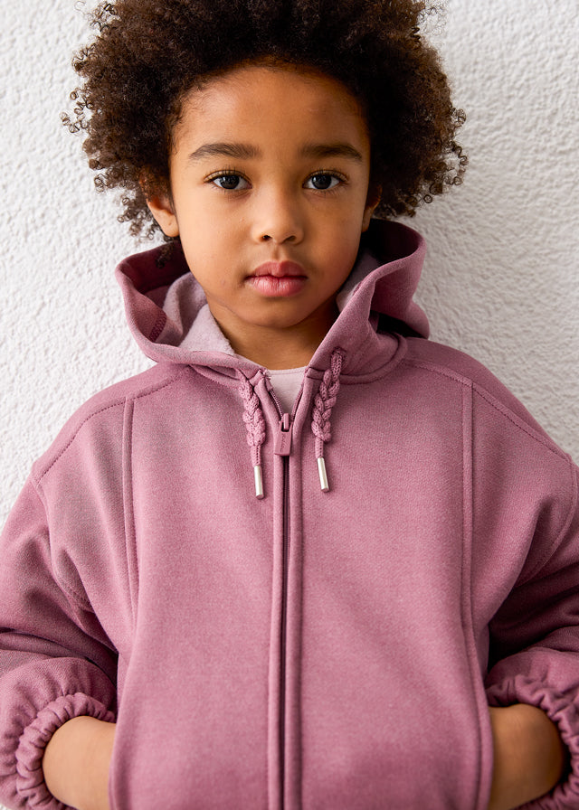 Felpa con zip bambina Mayoral