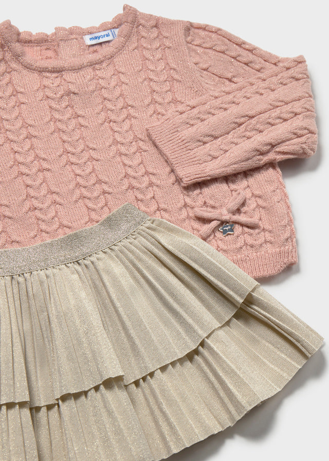 Completo gonna con maglione baby girl Mayoral