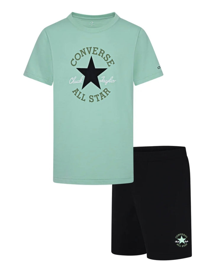 Completo maglietta con grafica e pantaloncino ragazzo