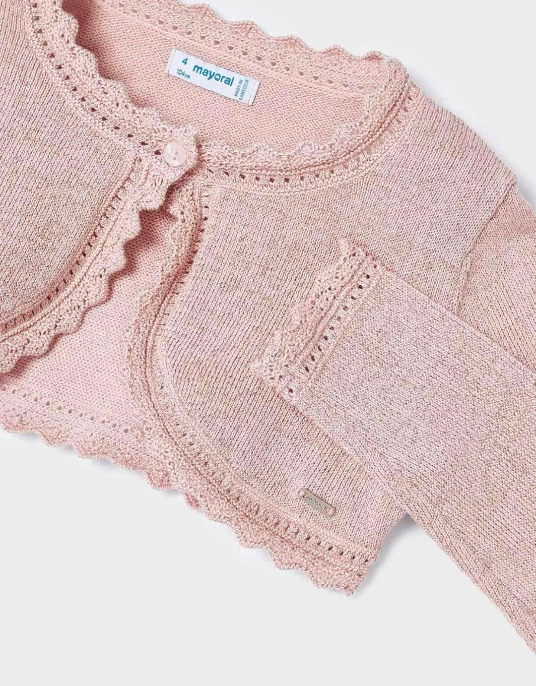 Cardigan corto bambina Mayoral