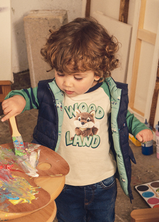 Maglietta stampa peluche baby boy Mayoral