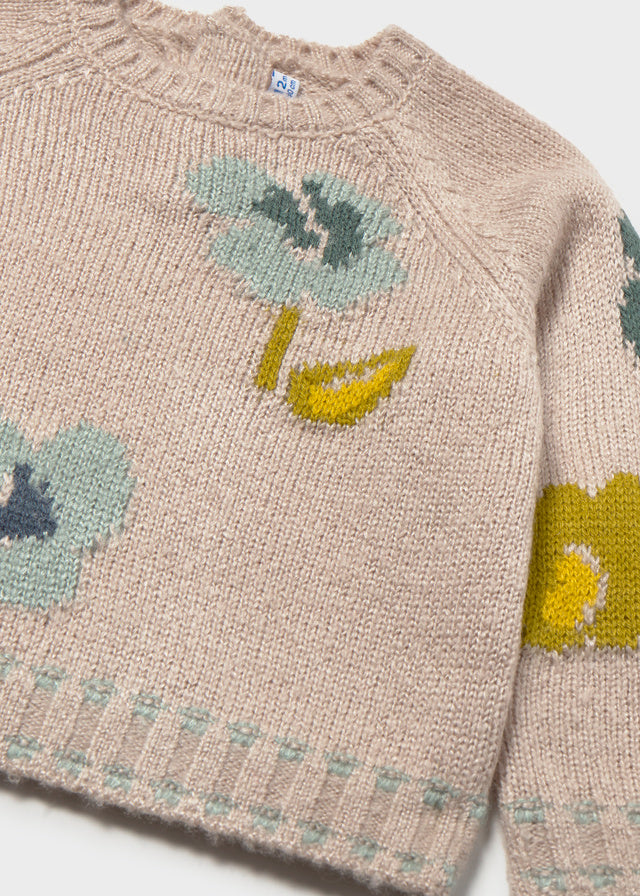 Maglione floreale baby girl Mayoral