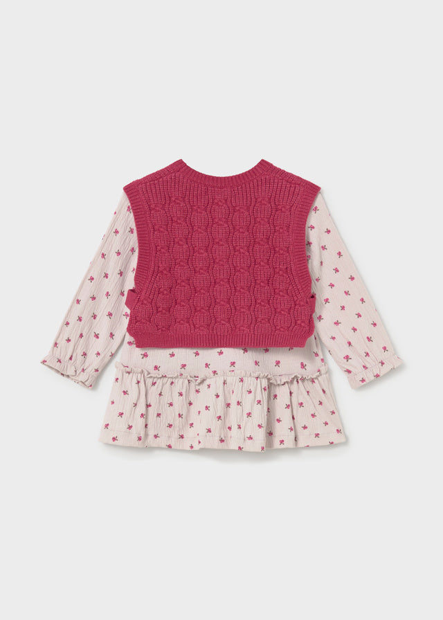 Vestito con gilet baby girl Mayoral